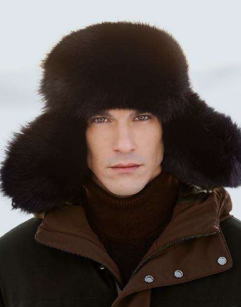 Portrait with a fur hat, Mongolia